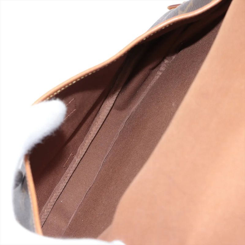 Louis Vuitton Monogram Saumur 30 M42256 Leather Shoulder Bag Crossbody Messenger