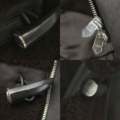 Hermes 23 AW Shearling Coat Duffle Jacket Hh8 Lamb Leather Short