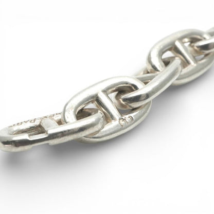 Hermes Chaine D'ancre Necklace Pendant Choker 925 Silver