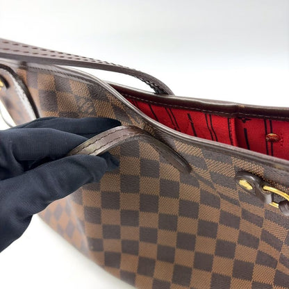 Louis Vuitton Neverfull PM Damier Ebene Damier Ebene Leather × PVC Brown Tote