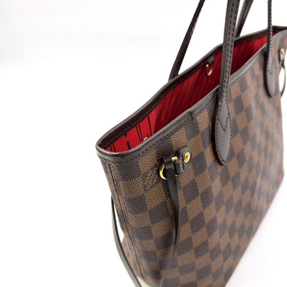 Louis Vuitton Neverfull PM Damier Ebene Damier Ebene Leather × PVC Brown Tote