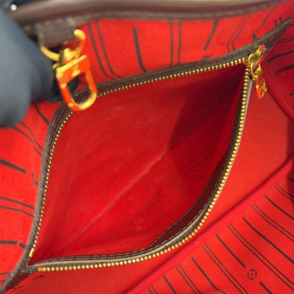 Louis Vuitton Neverfull PM Damier Ebene Damier Ebene Leather × PVC Brown Tote