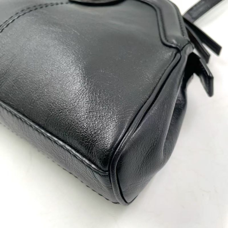 Gucci Liber Taiga - Cat Head Ggmarmont Leather Black Shoulder Bag Gold 524620