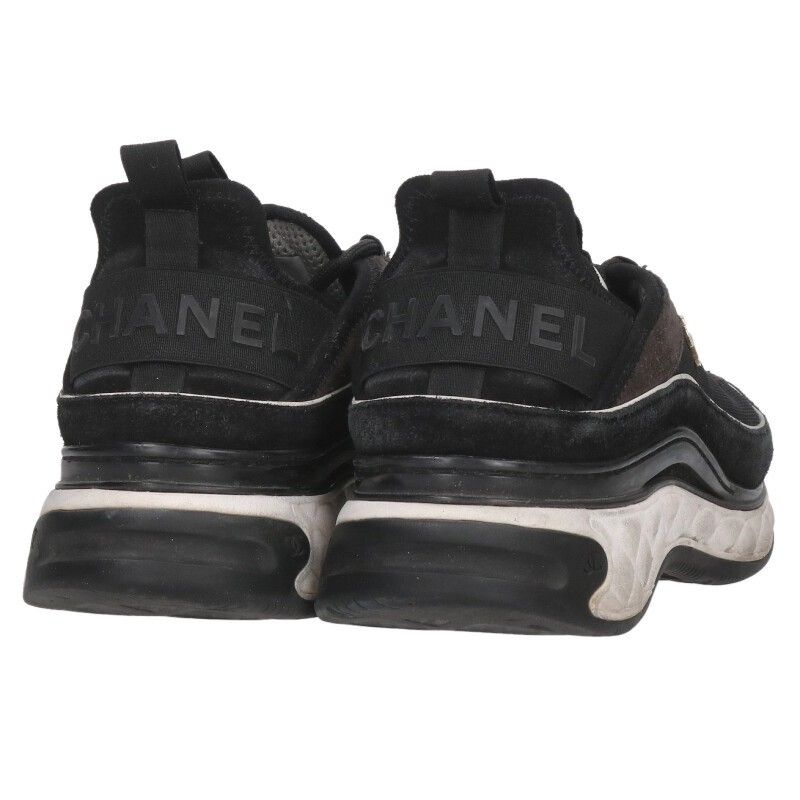 Chanel G39072 Coco Mark Low Cut Sneakers Men's 40