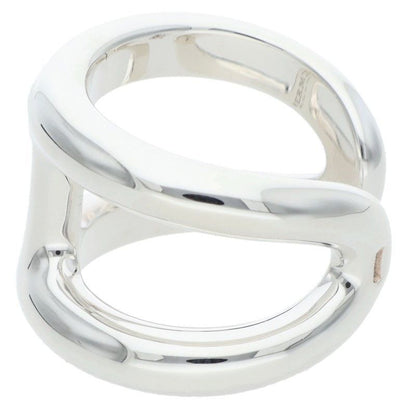 Hermes Osmose GM Osmose GM Silver Ring Men's 54 13.5