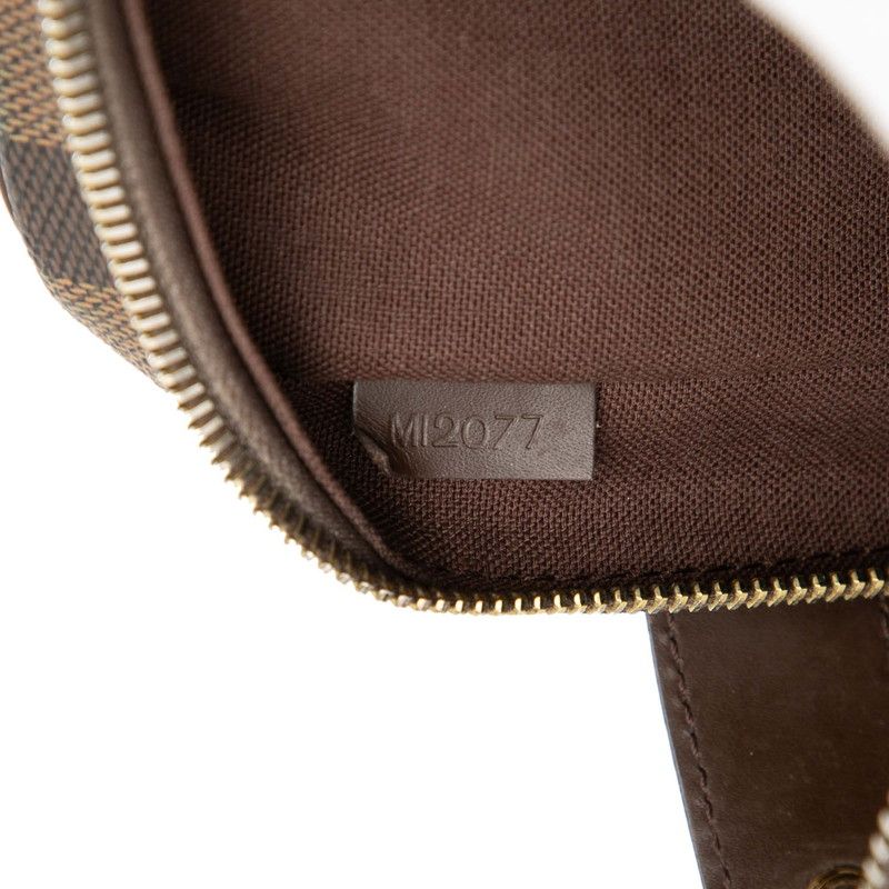 Louis Vuitton Damier Olaf PM Crossbody Shoulder Bag N41442 Brown PVC Leather