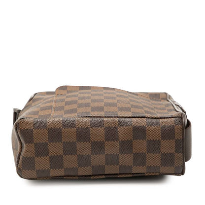 Louis Vuitton Damier Olaf PM Crossbody Shoulder Bag N41442 Brown PVC Leather