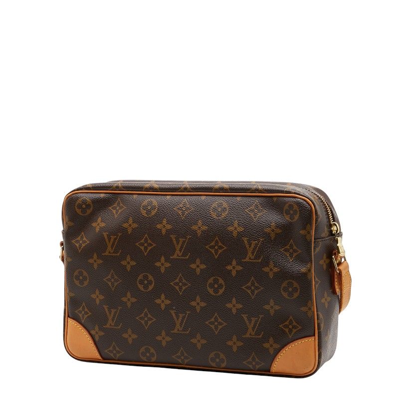 Louis Vuitton Monogram Trocadero 30 Crossbody Shoulder Bag M51272 Brown PVC