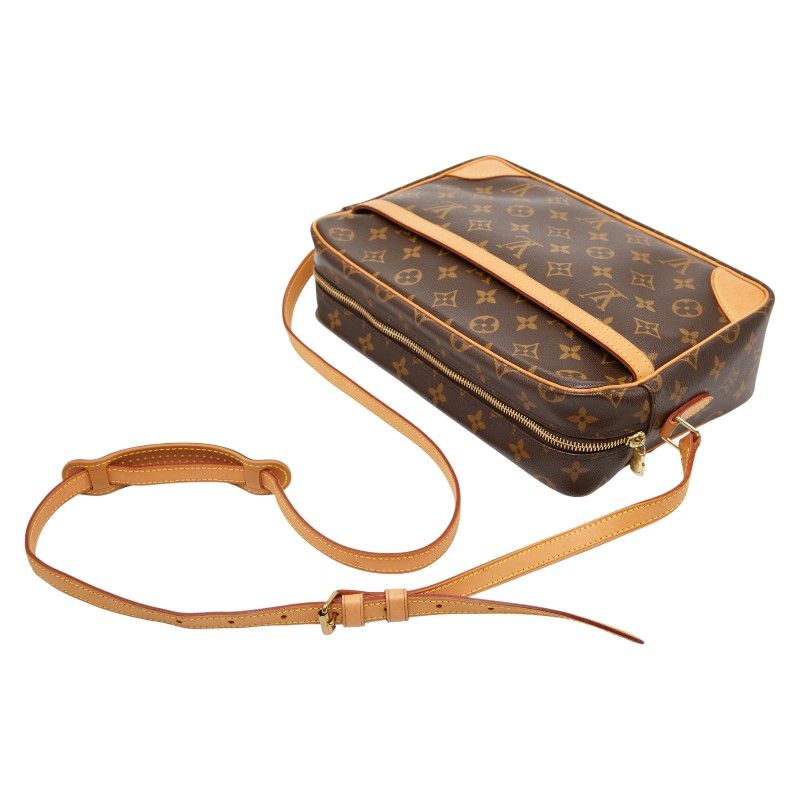 Louis Vuitton Monogram Trocadero 30 Crossbody Shoulder Bag M51272 Brown PVC