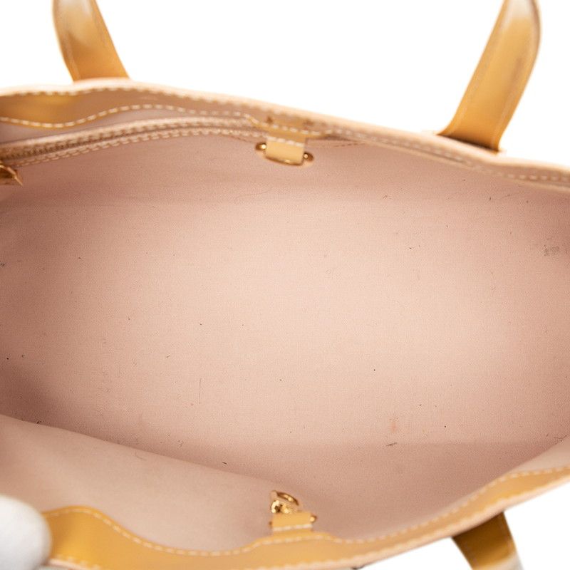 Louis Vuitton Monogram Vernis Wilshire PM Handbag Tote Bag M91452 Broncolail