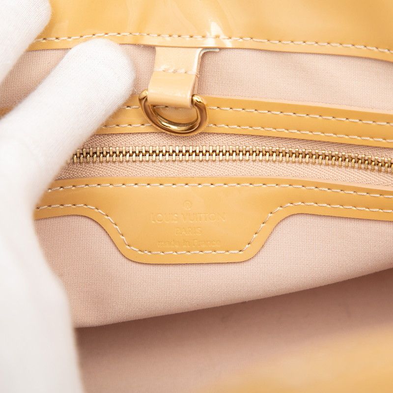 Louis Vuitton Monogram Vernis Wilshire PM Handbag Tote Bag M91452 Broncolail