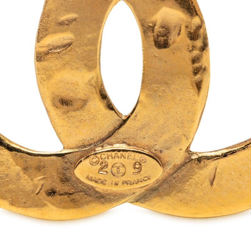 Chanel Cocomark Braided Gold Plated Women's
