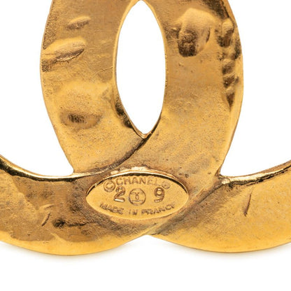 Chanel Cocomark Braided Gold Plated Women's