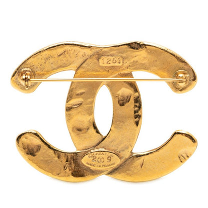 Chanel Cocomark Braided Gold Plated Women's
