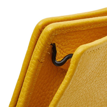 Gucci Soho Chain Wallet Long Wallet 598211 Yellow Leather Women's Gucci