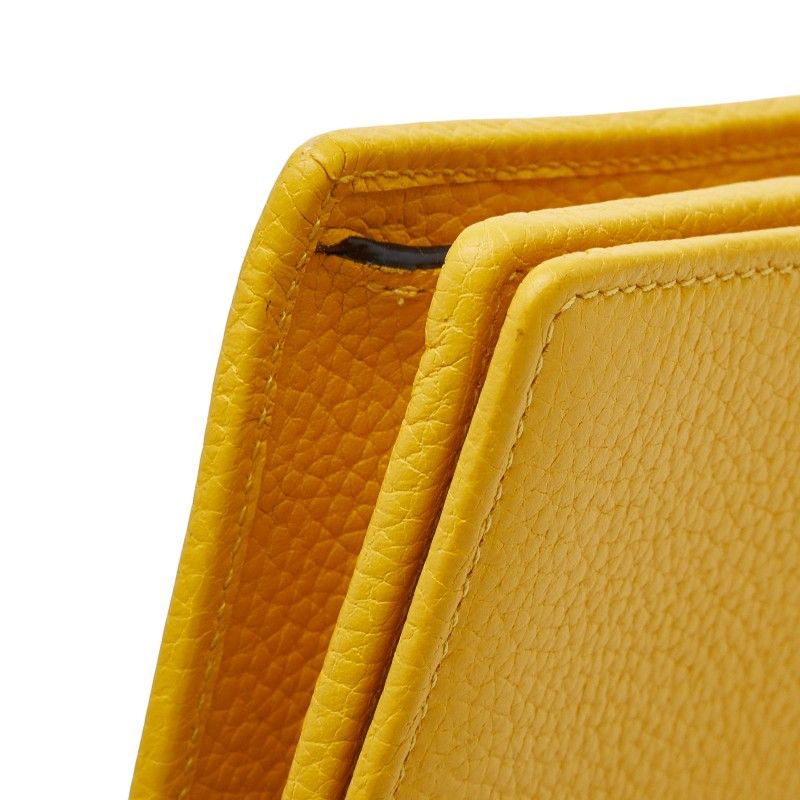 Gucci Soho Chain Wallet Long Wallet 598211 Yellow Leather Women's Gucci