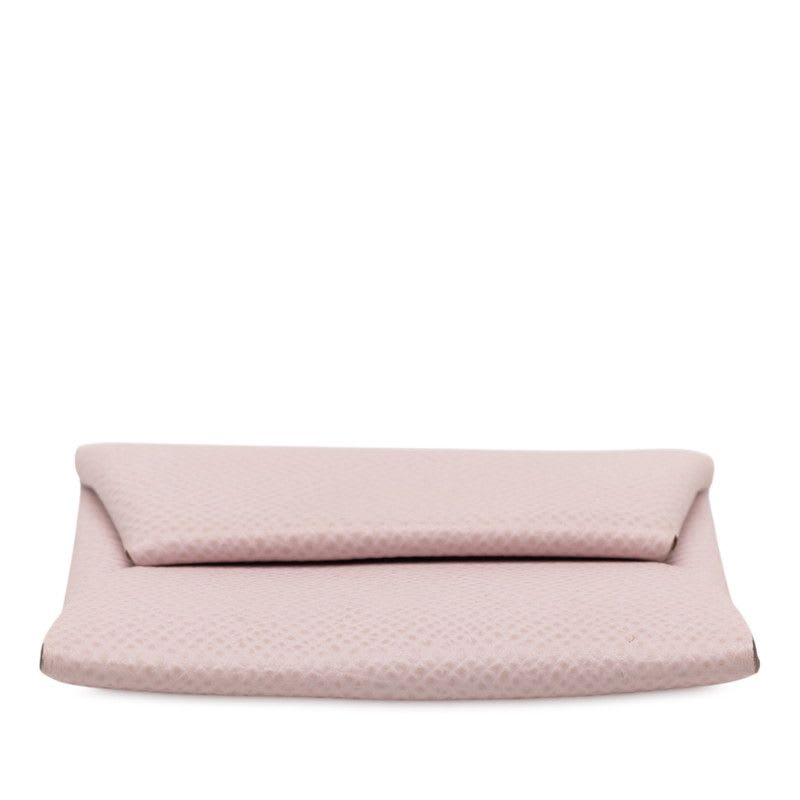 Hermes Bastia Coin Case Purse Mauve Pale Light Pink Vaux Epson