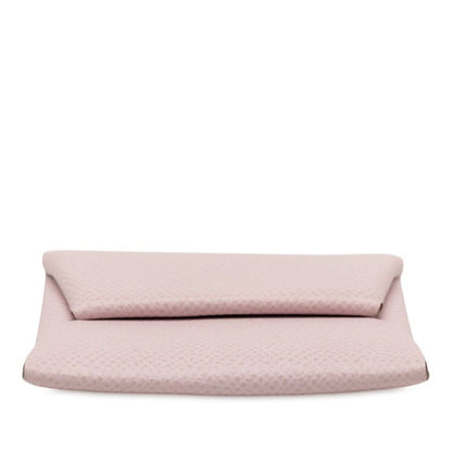 Hermes Bastia Coin Case Purse Mauve Pale Light Pink Vaux Epson