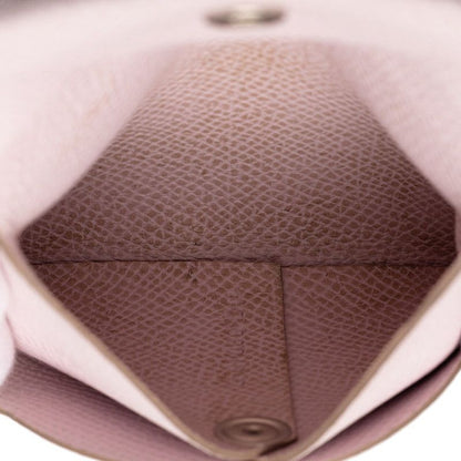 Hermes Bastia Coin Case Purse Mauve Pale Light Pink Vaux Epson