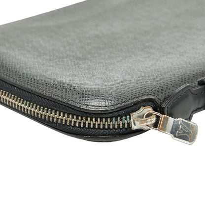Louis Vuitton Taiga Organizer Ator Round Zipper Long Wallet Travel Case