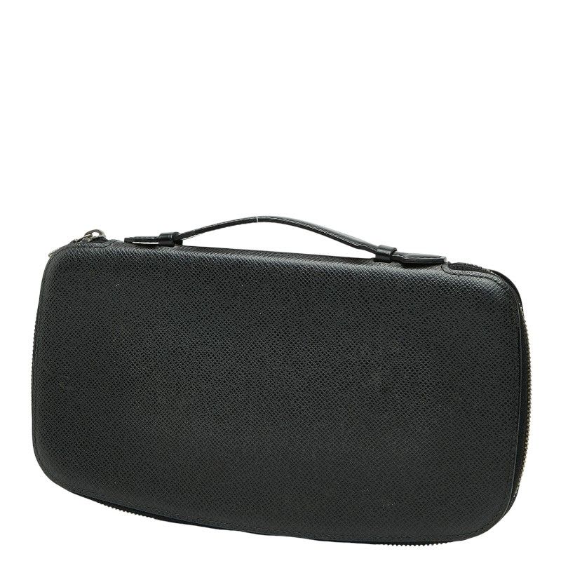 Louis Vuitton Taiga Organizer Ator Round Zipper Long Wallet Travel Case