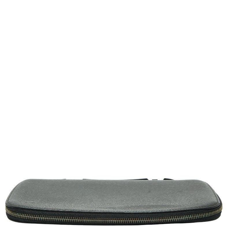 Louis Vuitton Taiga Organizer Ator Round Zipper Long Wallet Travel Case