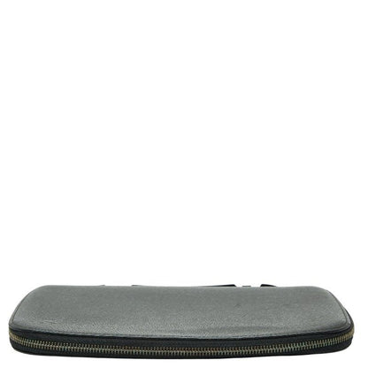 Louis Vuitton Taiga Organizer Ator Round Zipper Long Wallet Travel Case