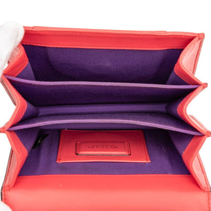 Bvlgari Serpenti Forever Handbag Shoulder Bag 2-Way Pink Multicolor Leather