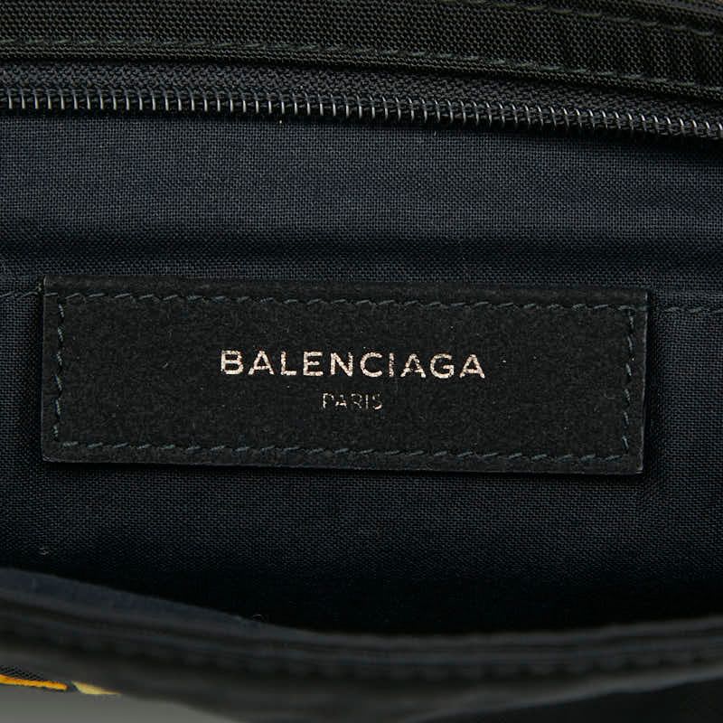 Balenciaga Logo Black Multicolor Nylon Women's