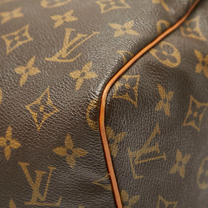 Louis Vuitton Monogram Speedy 30 Handbag Mini Boston Bag M41526 Brown PVC