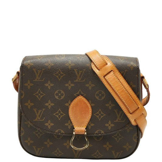 Louis Vuitton Monogram Saint Cloud 24 Crossbody Shoulder Bag M51242 Brown PVC