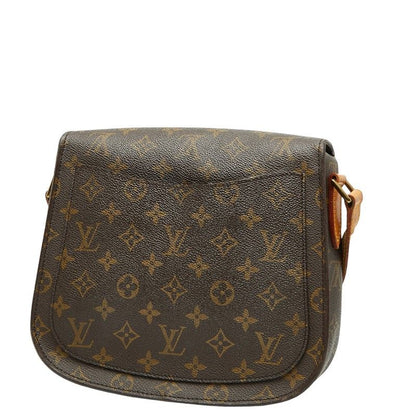 Louis Vuitton Monogram Saint Cloud 24 Crossbody Shoulder Bag M51242 Brown PVC