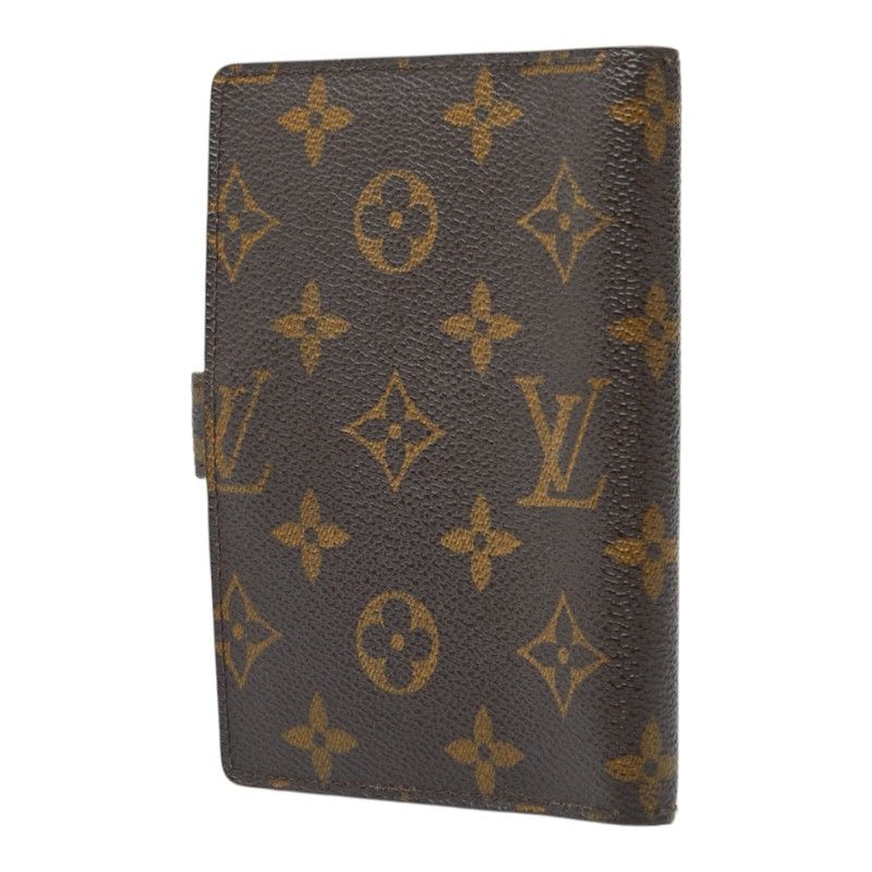 Louis Vuitton Monogram Agenda PM Brown PVC Leather Women's