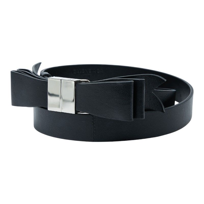 Balenciaga Ribbon Black Leather Men's