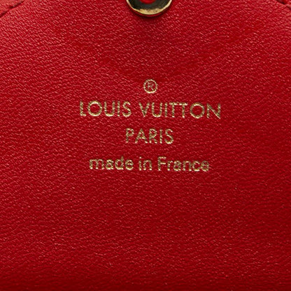 Louis Vuitton Monogram Pochette Kirigami Brown Red PVC