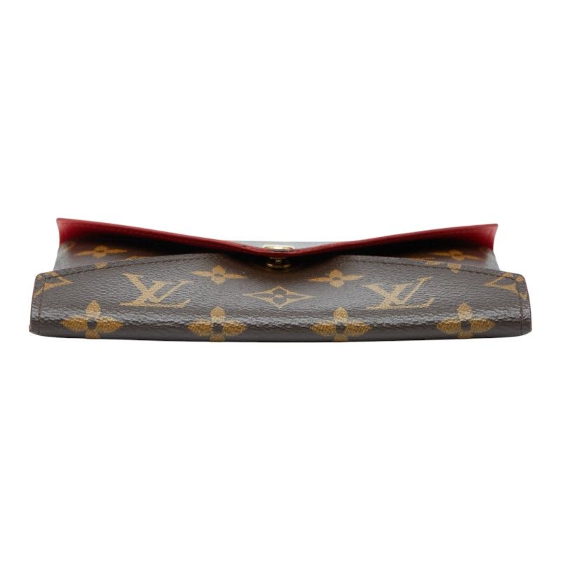 Louis Vuitton Monogram Pochette Kirigami Brown Red PVC