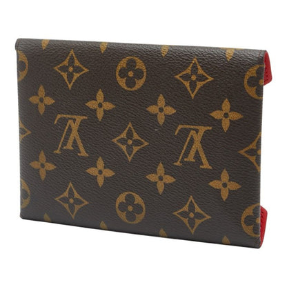 Louis Vuitton Monogram Pochette Kirigami Brown Red PVC