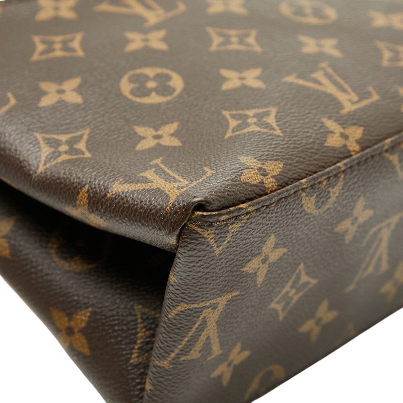 Louis Vuitton Monogram Epi Saint Michel Coquelicot Red Brown PVC Leather