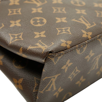 Louis Vuitton Monogram Epi Saint Michel Coquelicot Red Brown PVC Leather