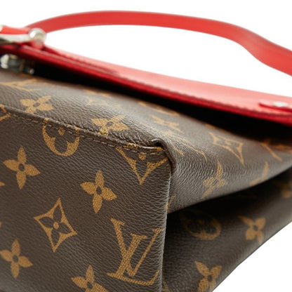 Louis Vuitton Monogram Epi Saint Michel Coquelicot Red Brown PVC Leather