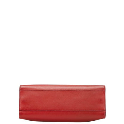 Gucci Bamboo Nimfair Handbag Shoulder Bag 2WAY 459076 Red Leather Ladies Gucci