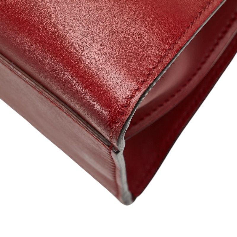 Gucci Bamboo Nimfair Handbag Shoulder Bag 2WAY 459076 Red Leather Ladies Gucci