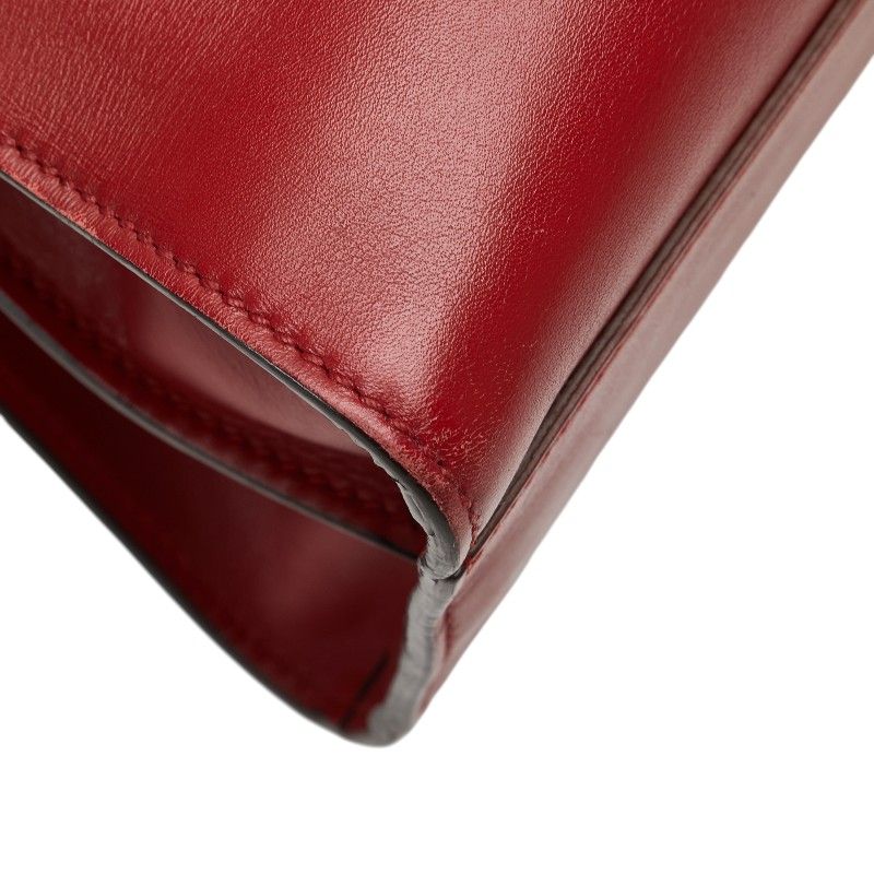 Gucci Bamboo Nimfair Handbag Shoulder Bag 2WAY 459076 Red Leather Ladies Gucci