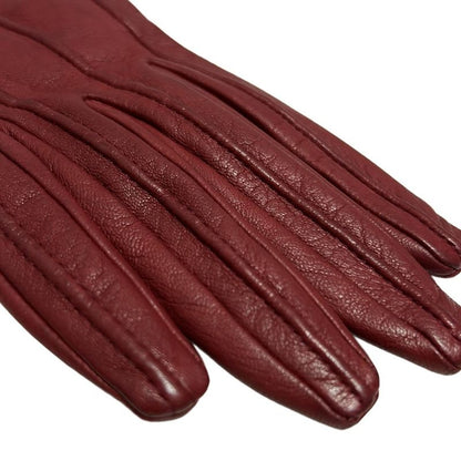 Loewe Women's Gloves - Red Leather