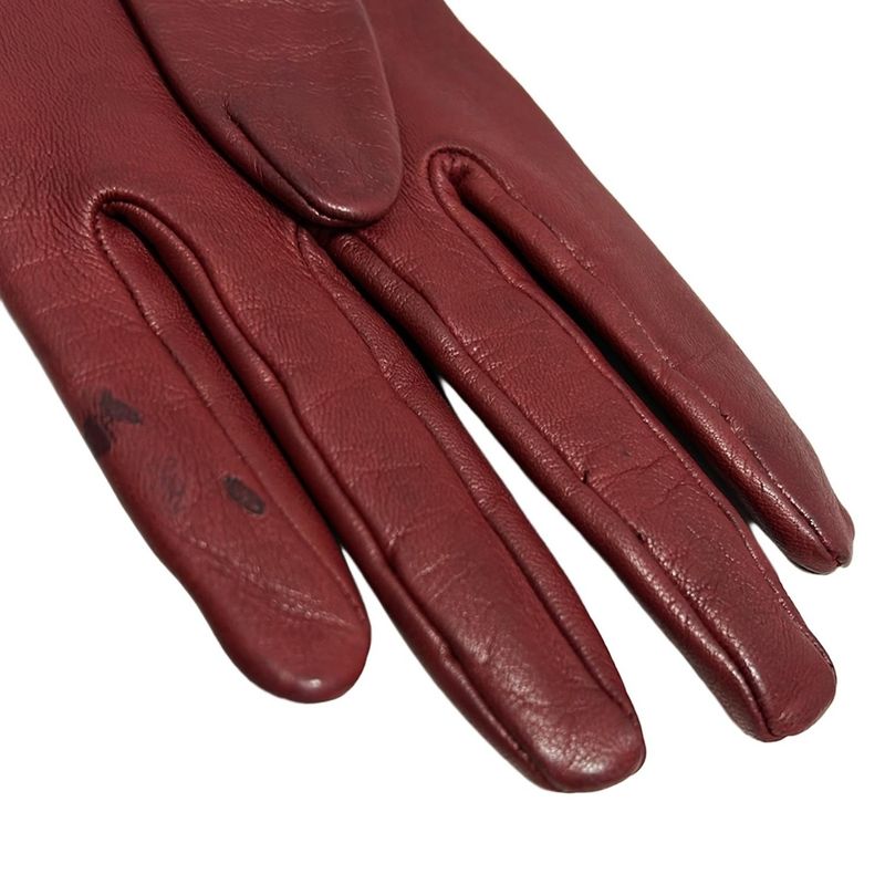 Loewe Women's Gloves - Red Leather