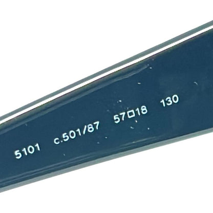 Chanel Sunglasses - 5101 Black X Dark Gray X White Here Mark