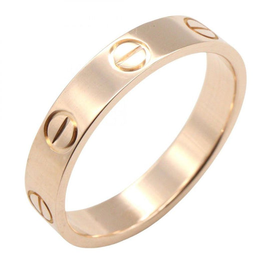Cartier Ring ・ring Mini Love Ring 18K Pink Gold (pink Gold) Mini Love Ring