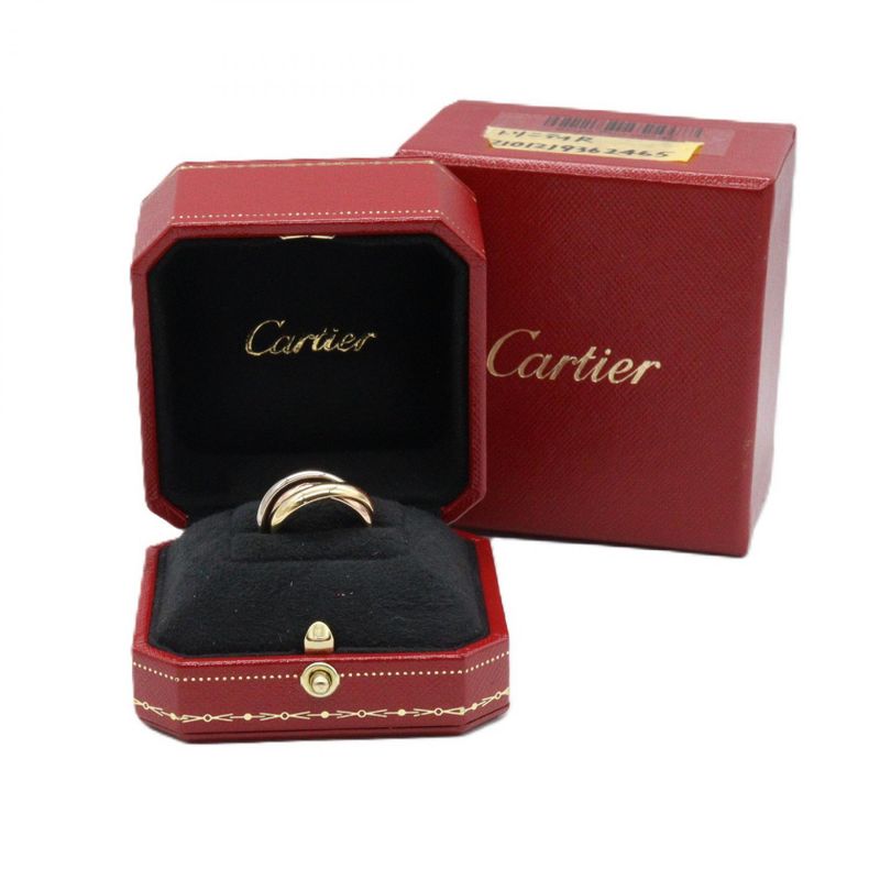 Cartier Ring ・ring Trinity Ring 18K (yellow Gold) 18K White Gold (white Gold)