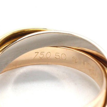Cartier Ring ・ring Trinity Ring 18K (yellow Gold) 18K White Gold (white Gold)