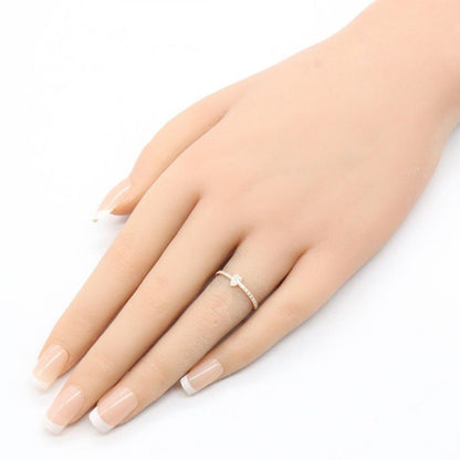 Cartier Ring Etincerdo Ring Pear-shaped Diamond 18K Pink Gold (pink Gold)